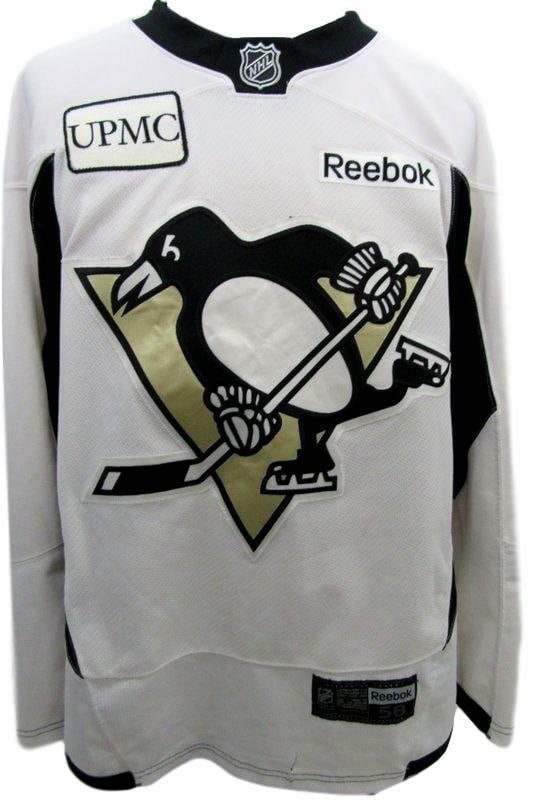 Penguins Practice Worn Jersey Game Reebok Size 58 UPMC130143 (1 of 5)