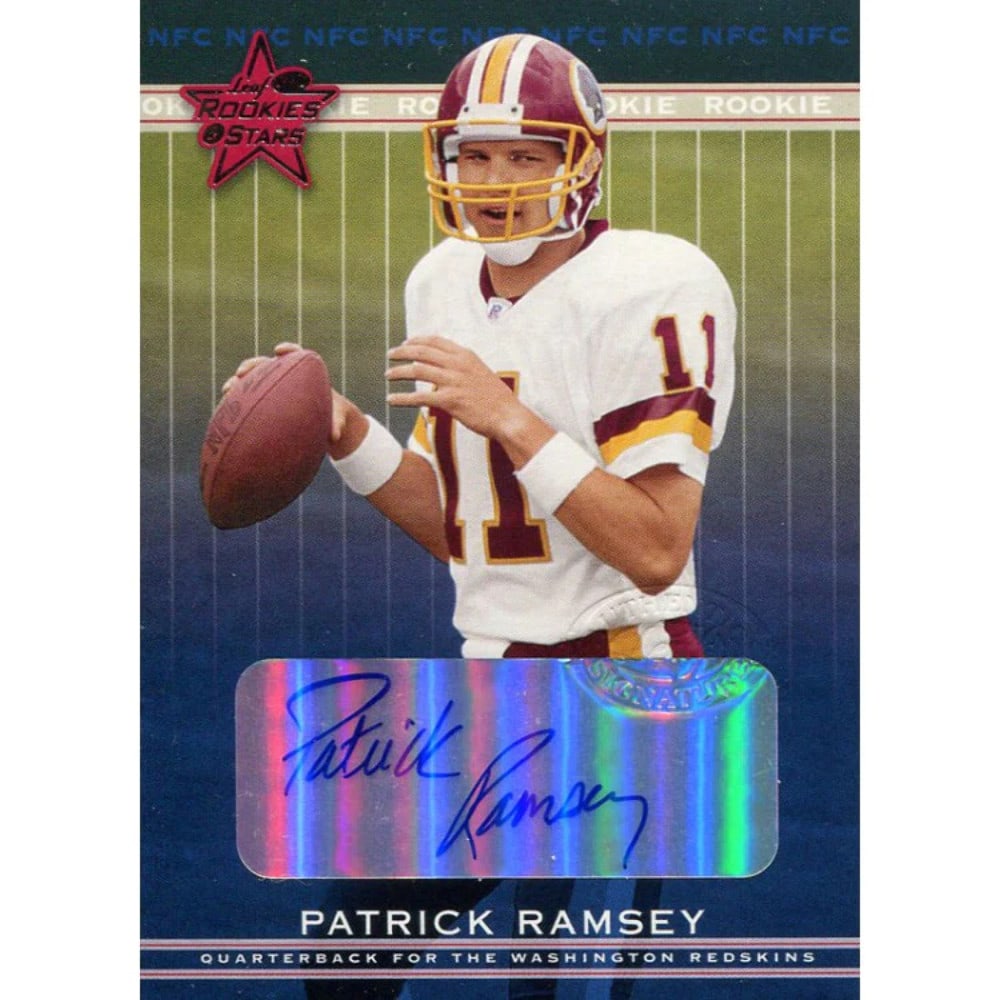 Unsigned Card Donruss 2002 By Patrick Ramsey (1 of 2)
