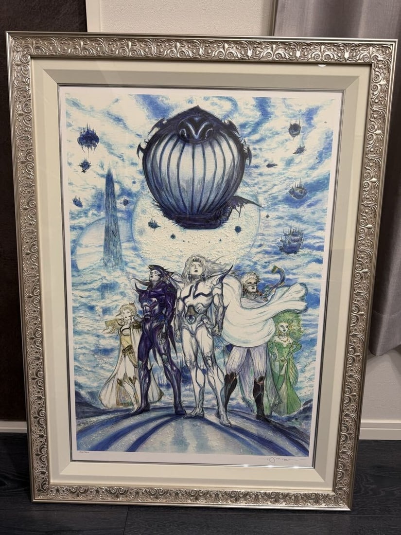 Yoshitaka Amano Prelude FF4 Mixed Media Signed Limited Edition 42/ 300 Framed COA: Yoshitaka Amano Prelude FF4 Mixed Media Signed Limited Edition 42/ 300 Framed COA Item Specifics: Artist: Yoshitaka Amano Unit Of Sale: Single Piece Signed By: Yoshitaka Amano Image Orientation: Portr
