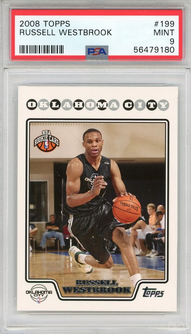 Russell Westbrook Topps Rookie Card 199 PSA (1 of 2)