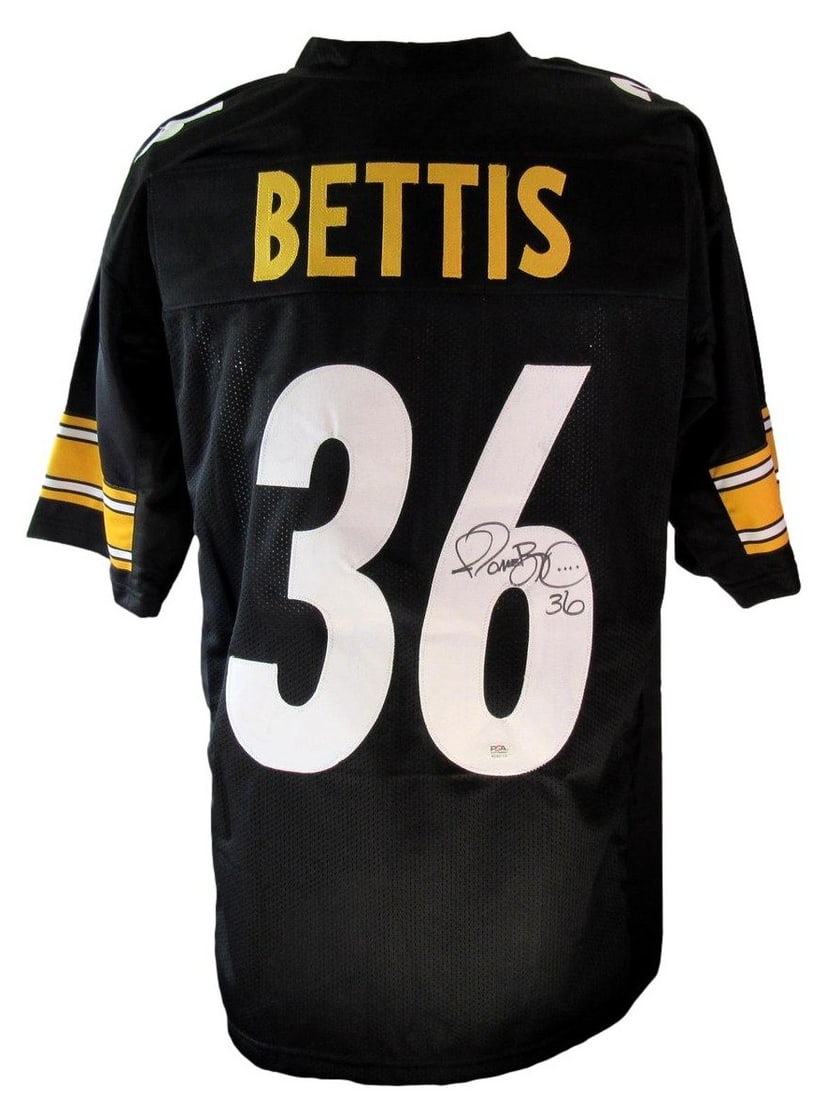 Jerome Bettis HOF Signed/ Auto Black Custom Jersey Pittsburgh Steelers JSA 203385 (1 of 5)