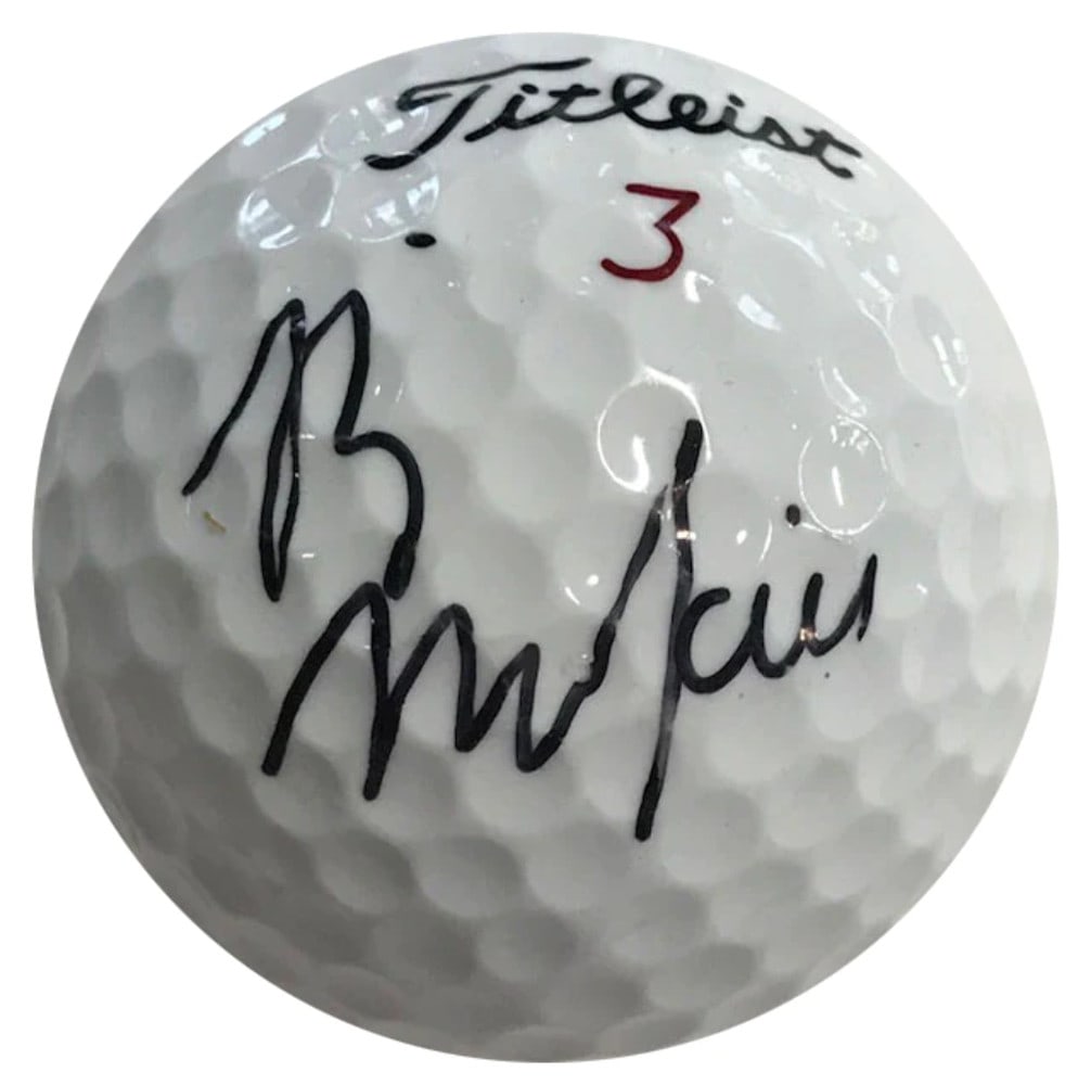 Billy Mayfair Autographed Titleist 3 Golf Ball (1 of 1)