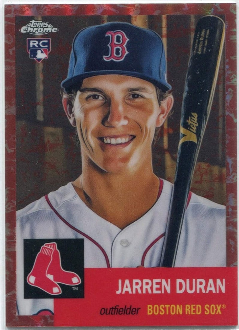 Jarren Duran 2022 Topps Chrome Platinum Anniversary Rose Gold Parallel RC #219 3 (1 of 2)