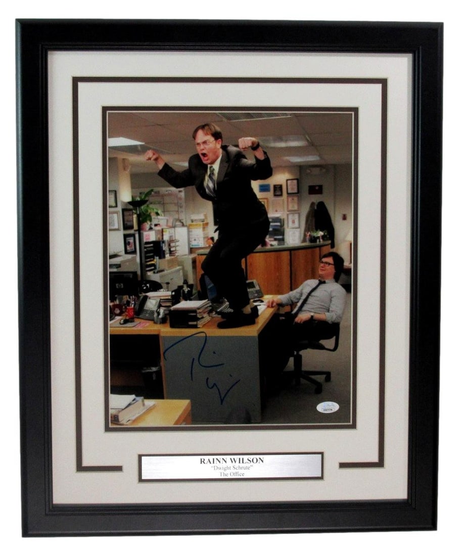 Rainn Wilson Signed 11x14 Photo Framed "Dwight Schrute - The Office" JSA 200082 (1 of 4)