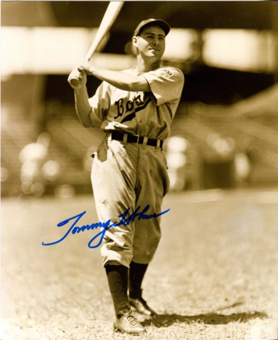 Tommy Holmes Autographed 8x10 Photo (1 of 1)