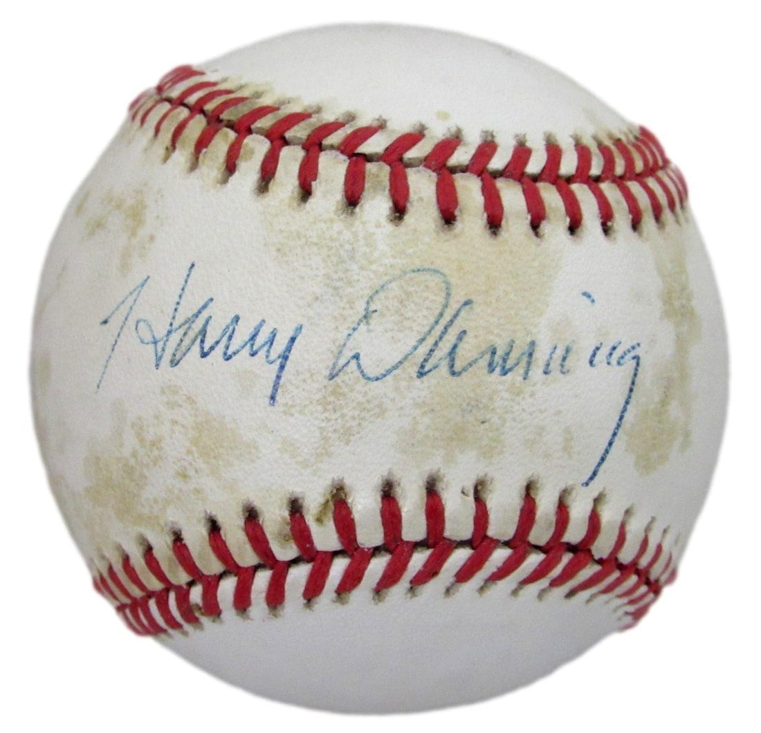 Harry Danning Signed/ Autographed OML Baseball New York Giants PSA/ DNA 203541 (1 of 2)
