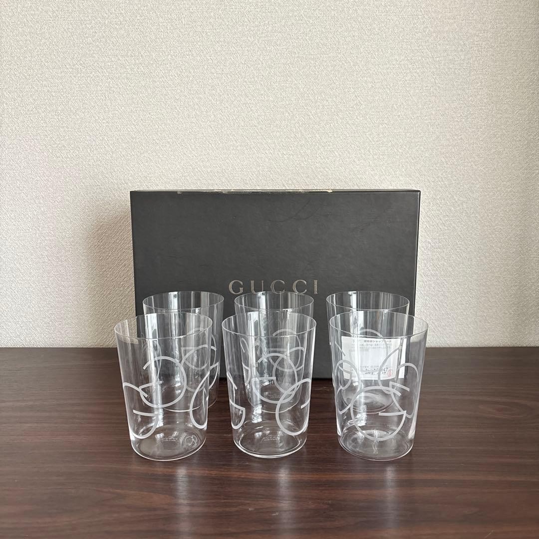 Collectible drinkware marked with logo motif glass set of 6 in box (1 of 14)