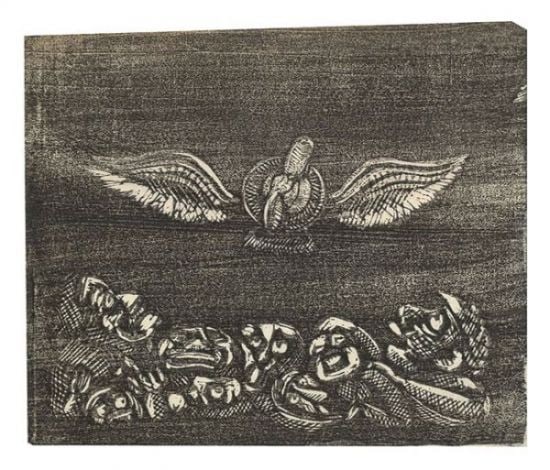 Mysterious Bird Yasunori Shiro to Kuro Taninaka 1934 Art Woodblock Print: Mysterious Bird Yasunori Shiro to Kuro Taninaka 1934 Art Woodblock Print Item Specifics: Artist: Taninaka Yasunori Subject: Surreal Bird Material: Paper Style: Japanese Size: 14.7 x 17.4 cm Year Of Pr