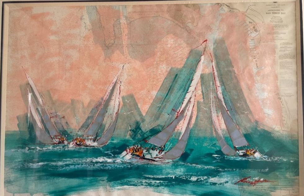No Frame Kerry Hallam San Diego Bay Original Painting Signed Collectible Art: No Frame Kerry Hallam San Diego Bay Original Painting Signed Collectible Art Item Specifics: Artist: Kerry Hallam Type: Painting Signed By: Kerry Hallam Original/Licensed Reproduction: Original Signed