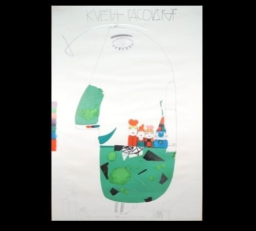 Signed Poster Pacovsk 13th Anniversary Kv?ta 1992 Art Neugebauer: Signed Poster Pacovsk 13th Anniversary Kv?ta 1992 Art Neugebauer Item Specifics: Unit Of Sale: Single Piece Artist: Kveta Pacovska Signed By: Kveta Pacovska Image Orientation: Portrait Size: Large