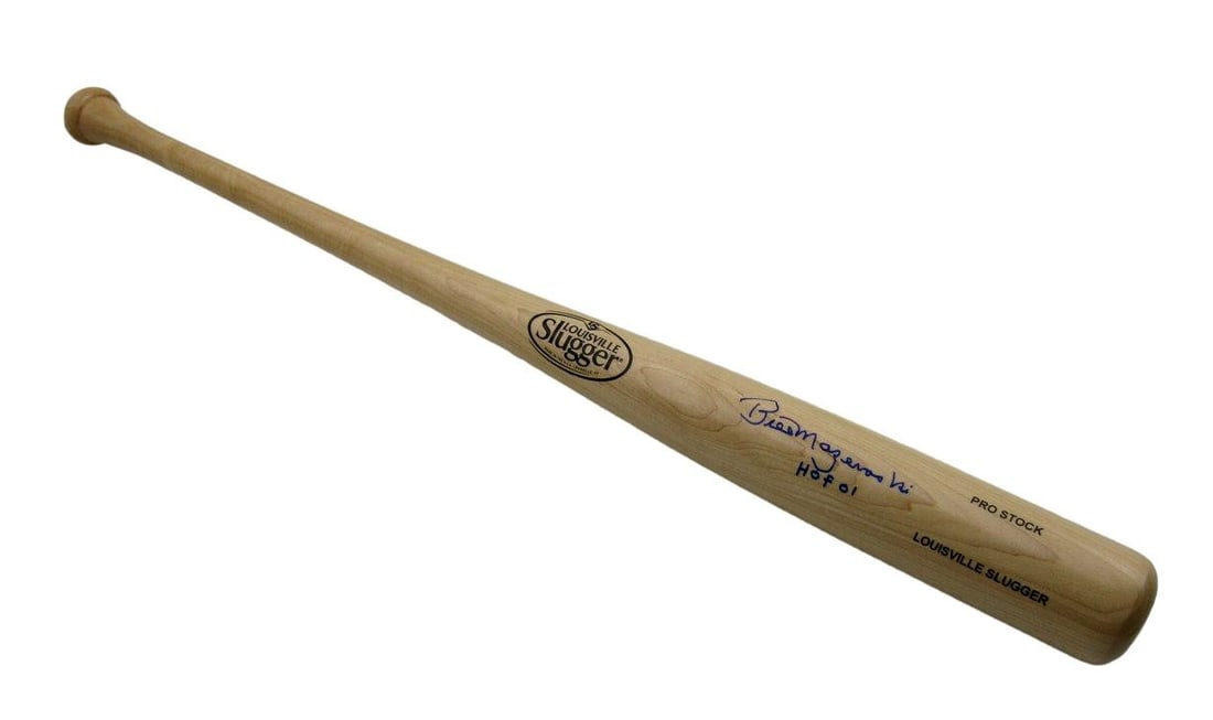 Bill Mazeroski HOF Signed/ Inscr Blonde Louisville Slugger Bat Pirates JSA 199436: Bill Mazeroski HOF Signed/ Inscr Blonde Louisville Slugger Bat Pirates JSA 199436 Item Specifics: Original/Reprint: Original Product: Bat Sport: Baseball Product Disclaimer: Not affiliated with any