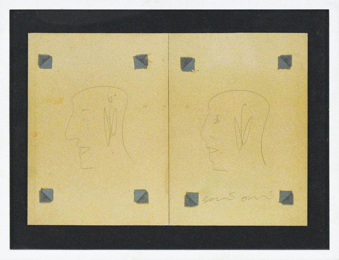 Shinro Otake Signed Pencil Drawing Illustration Contemporary Japanese Art (1 of 2)