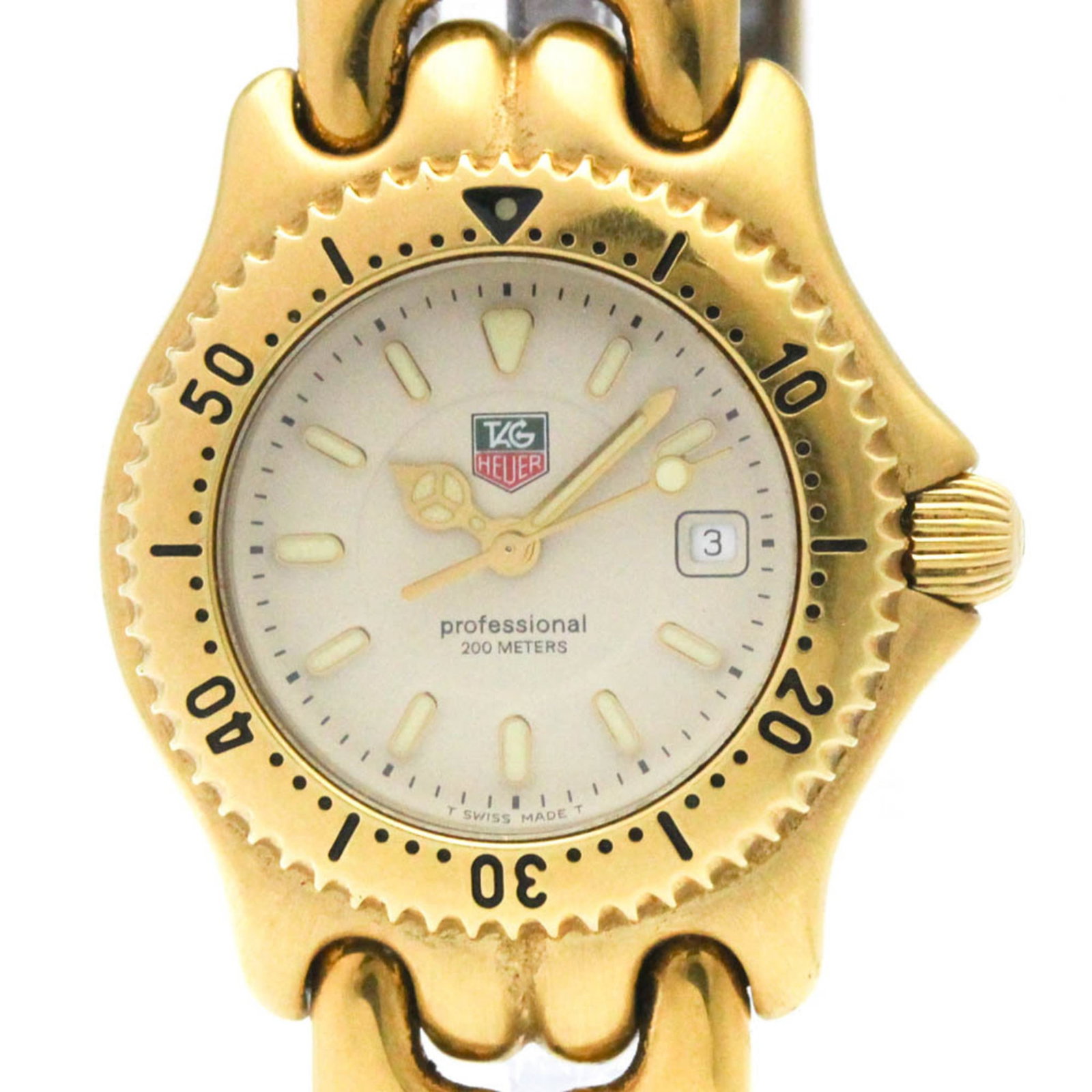 Tag Heuer Wristwatch: Tag Heuer Wristwatch Tag Heuer Wristwatch - A Timeless Classic. This gold-plated dress watch boasts an ivory dial and features a sleek 28mm case, perfect for adding a touch of elegance to any outfit. 