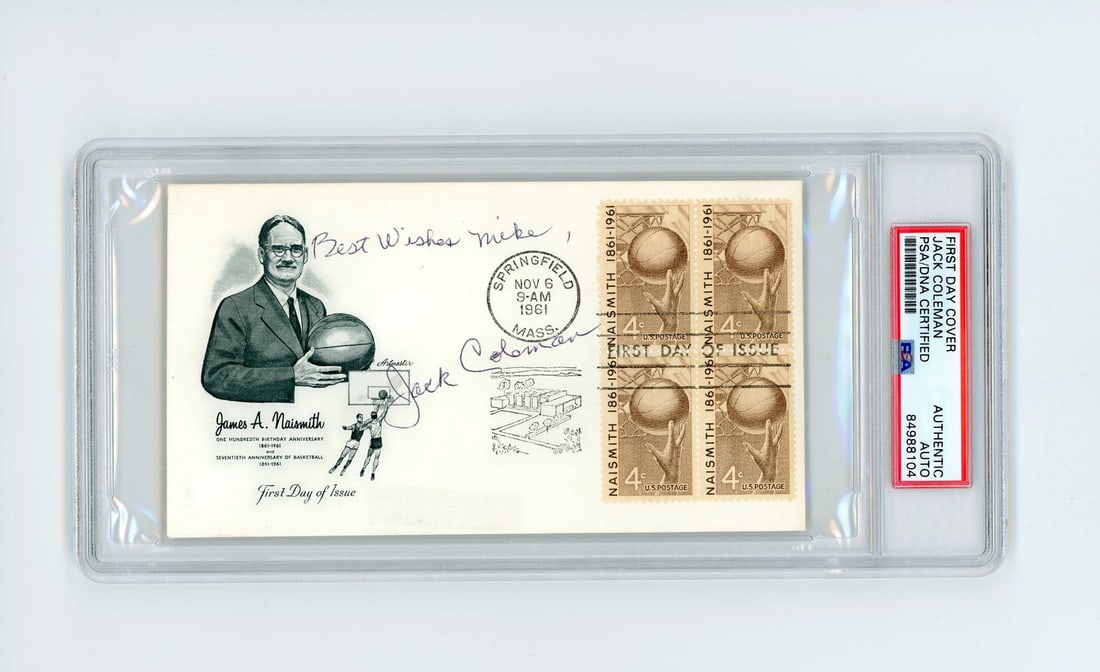 Coleman Jack Autographed Cover First PSA/ DNA (1 of 1)