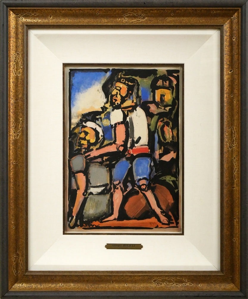 Georges Rouault Farmers Aquatint 1936 Passion Limited edition of 245 Signed (1 of 14)