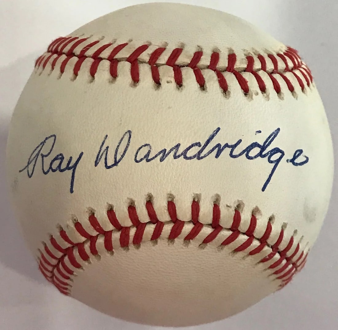 Ray Dandridge Autographed Official National League Baseball (JSA) (1 of 2)