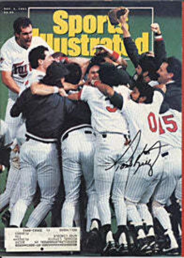 Kelly Tom 4 November Sports Illustrated 1991 Signed Autographed (1 of 1)