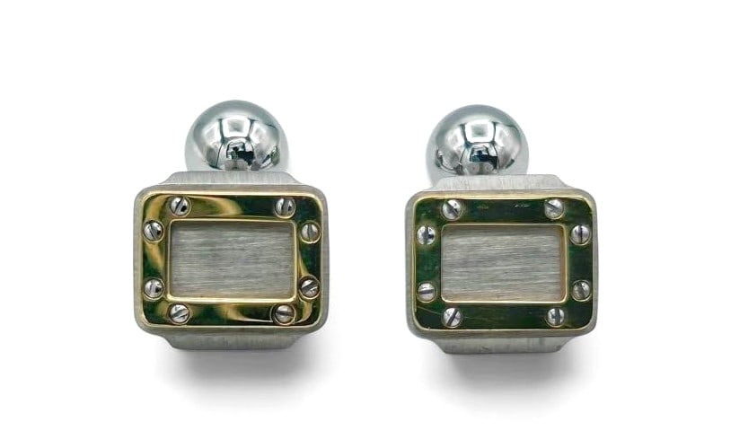 Mens Jewelry Cartier Rectangular Santos Steel Gold Cufflinks Vintage: Mens Jewelry Cartier Rectangular Santos Steel Gold Cufflinks Vintage Item Specifics: Shape: Rectangle Occasion: Anniversary Birthday Christmas Engagement Father"s Day Graduation Mother"s Day