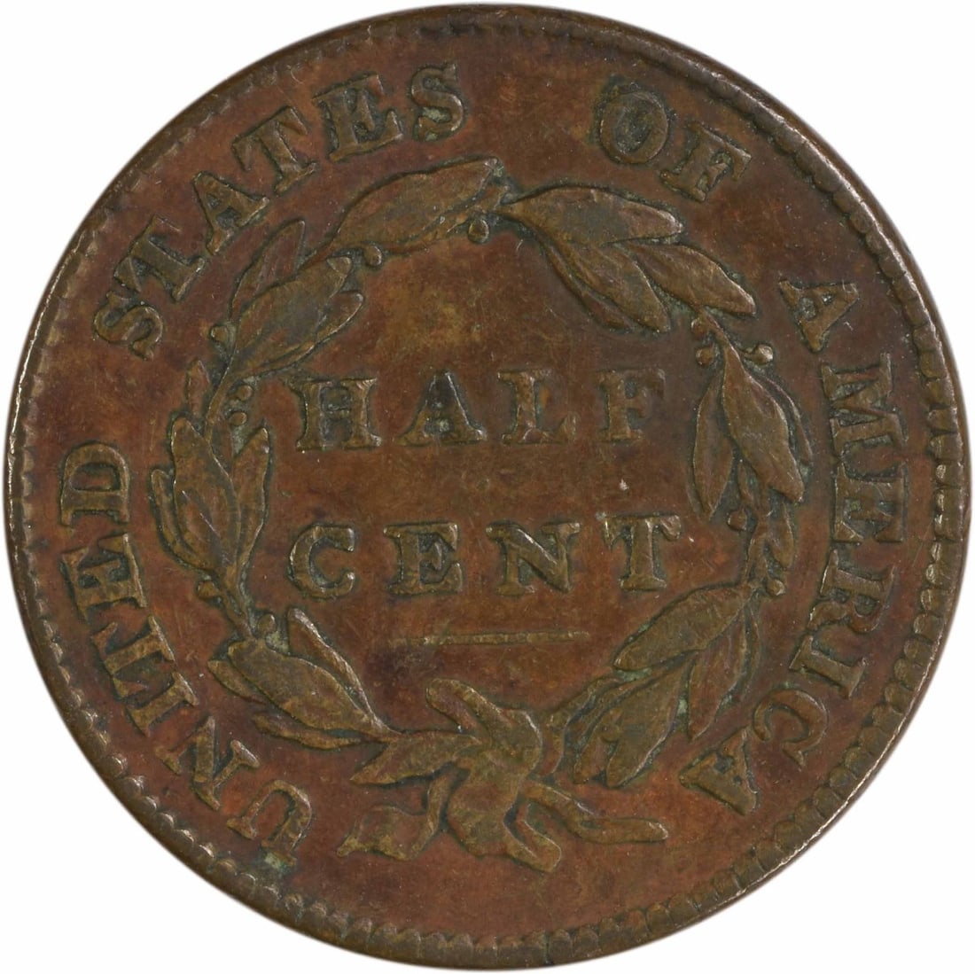 1826 Half Cent EF Uncertified - 2