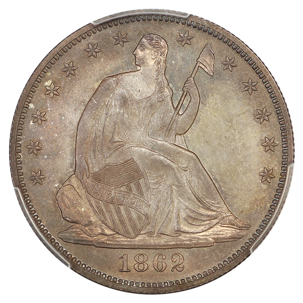 PCGS CAC 1862 50c - 3