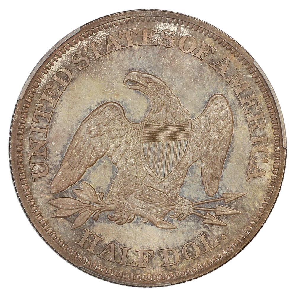 PCGS CAC 1862 50c - 4