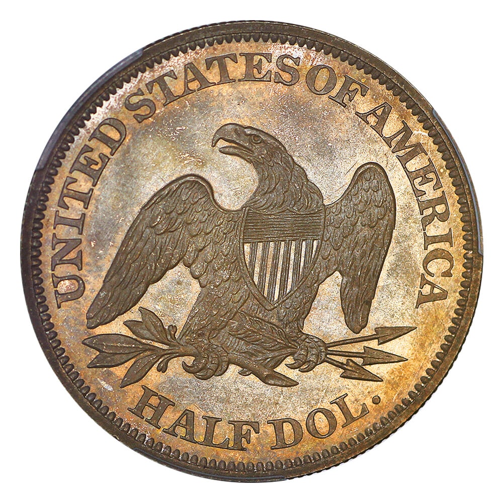 PCGS CAC 1862 50c - 6