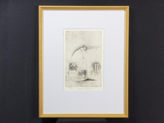 Veronika Pale?kova Original Etching "Philosopher" 2/ 30 Signed Czech Surreal Art: Veronika Pale?kova Original Etching "Philosopher" 2/ 30 Signed Czech Surreal Art Item Specifics: Artist: Veronika Paleckova Veronika Paleckova Unit Of Sale: Single Piece Signed By: Veronika Paleckova 