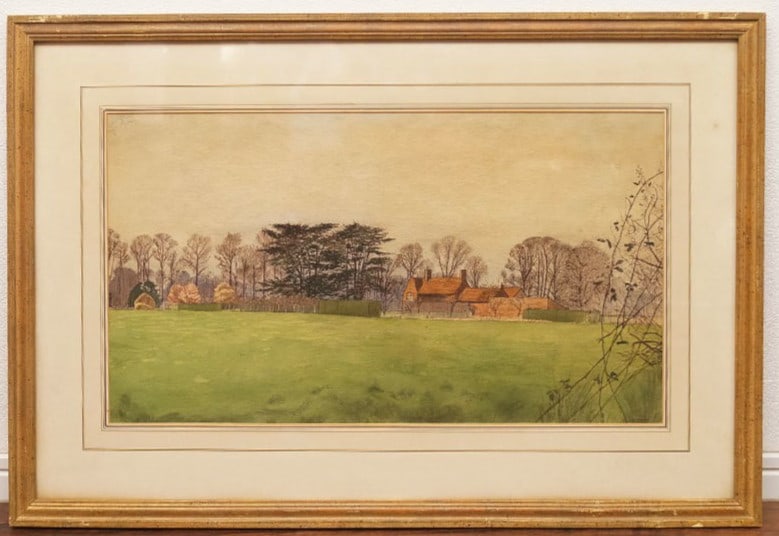 Herbert Palmer Signed Victorian 19th Century British Watercolor Landscape (1 of 10)