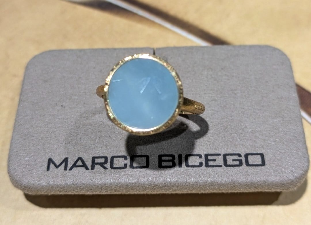 Marco Bicego rose gold cocktail ring 18k in aquamarine with satin finish US 7.5: Marco Bicego rose gold cocktail ring 18k in aquamarine with satin finish US 7.5 Item Specifics: Antique: No Shape: Round Occasion: Anniversary Birthday Christening Christmas Engagement Graduation Moth