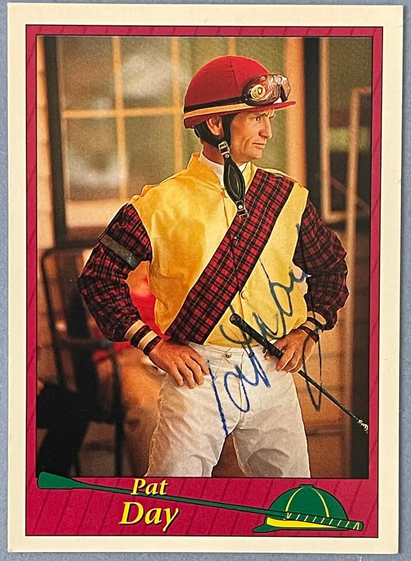 Star horse cards autographed by pat day (1 of 2)