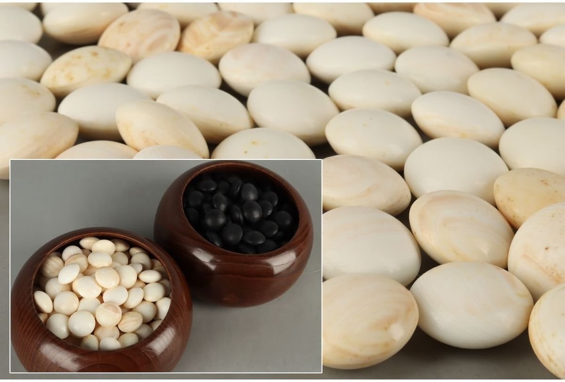 Natural Clam Shell Nachi Black Stones wooden jars japanese antiques oriental: Natural Clam Shell Nachi Black Stones wooden jars japanese antiques oriental Item Specifics: Primary Material: Mixed Materials Color: Multi-Color Original/Reproduction: Antique Original Region Of Orig