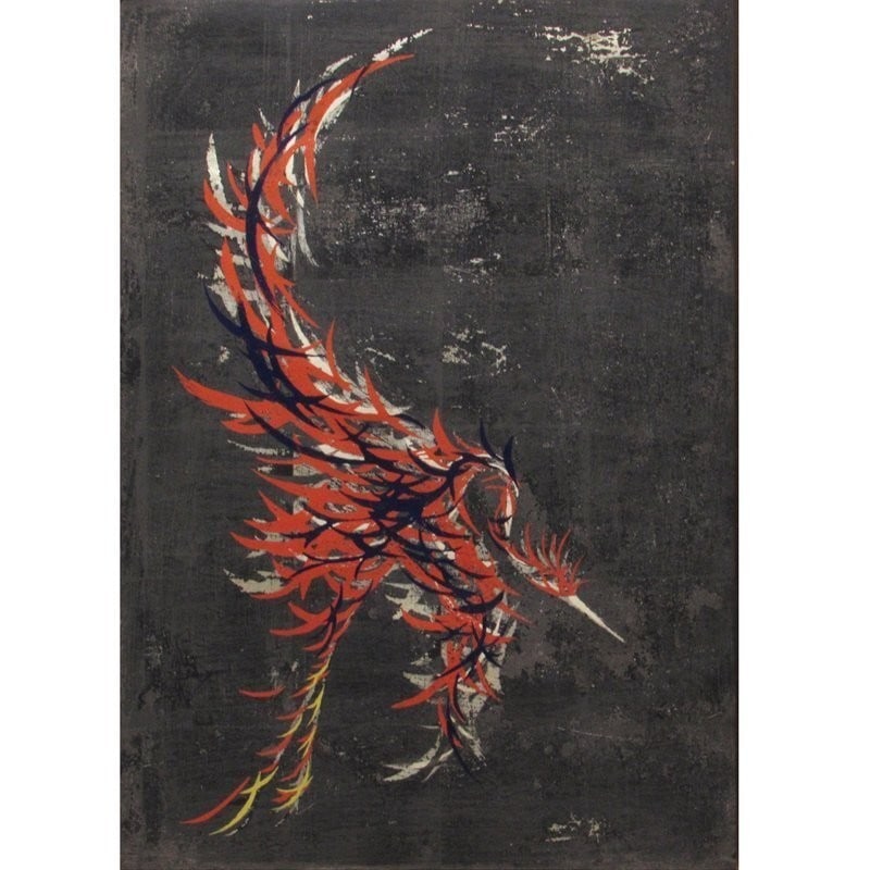 Woodblock Print Signed Tadashi Nakayama 1958 Phoenix II: Woodblock Print Signed Tadashi Nakayama 1958 Phoenix II Item Specifics: Primary Material: Paper Color: Multi-Color Original/Reproduction: Vintage Original Featured Refinements: Japanese Woodblock