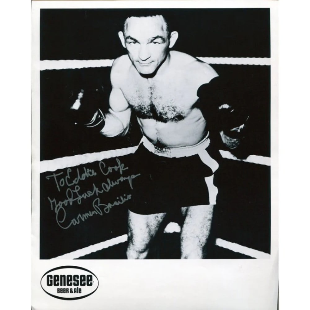 Carmen Basilio Autographed 8x10 Boxing Photo (1 of 1)