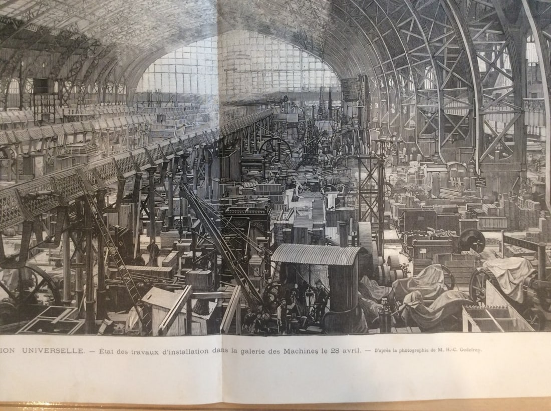 Machines Gallery Installation Paris Engraving Universelle Exposition 1889 (1 of 5)