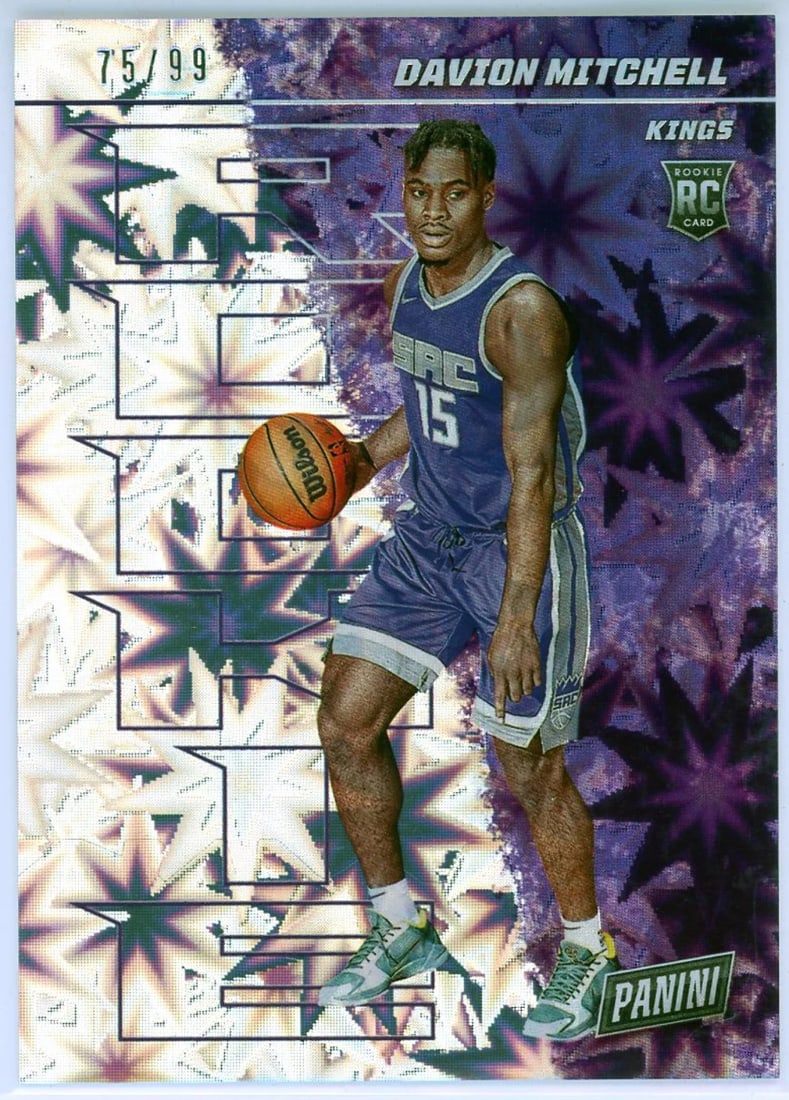 Panini Player of Day Davion Mitchell Rookie Card Kaboom 59 (1 of 2)