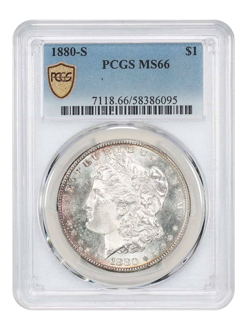 Morgan Dollar Popular Collector Date 1880-S PCGS MS66 (1 of 4)