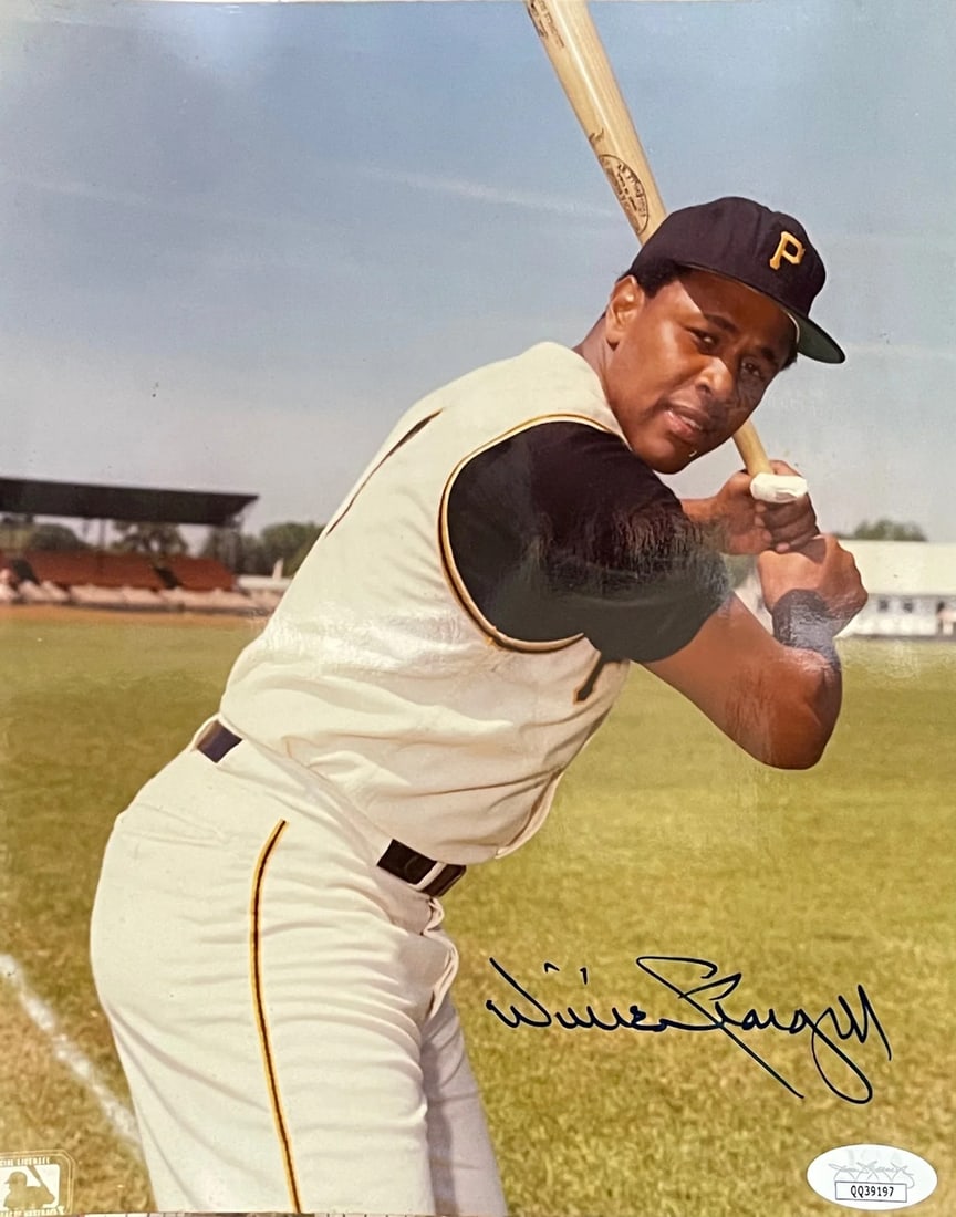 Stargell autographed baseball photo 8x10 JSA (1 of 1)