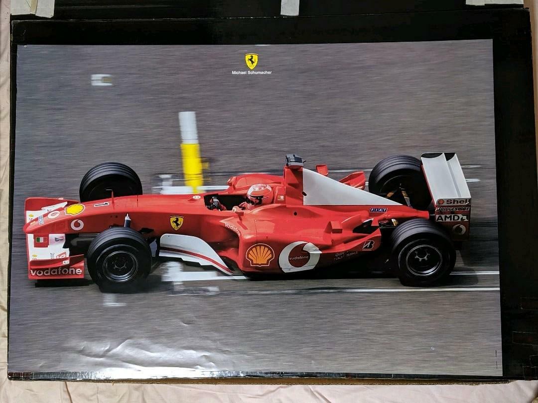 Ferrari F1 World Champion 2004 Michael Schumacher: Ferrari F1 World Champion 2004 Michael Schumacher Item Specifics: Type: Poster Original/Licensed Reprint: Original Artist: Ferrari Color: Red Product Disclaimer: Please review the full description