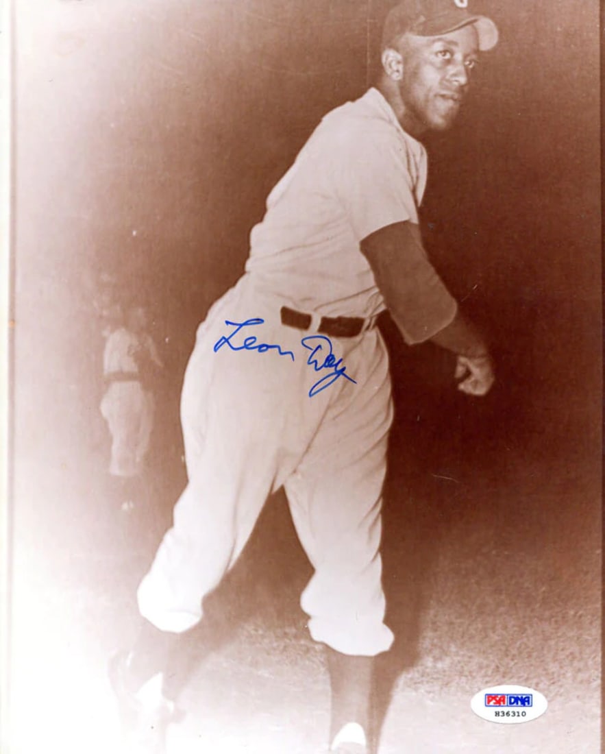 Autographed Photo by Leon Day (1 of 2)