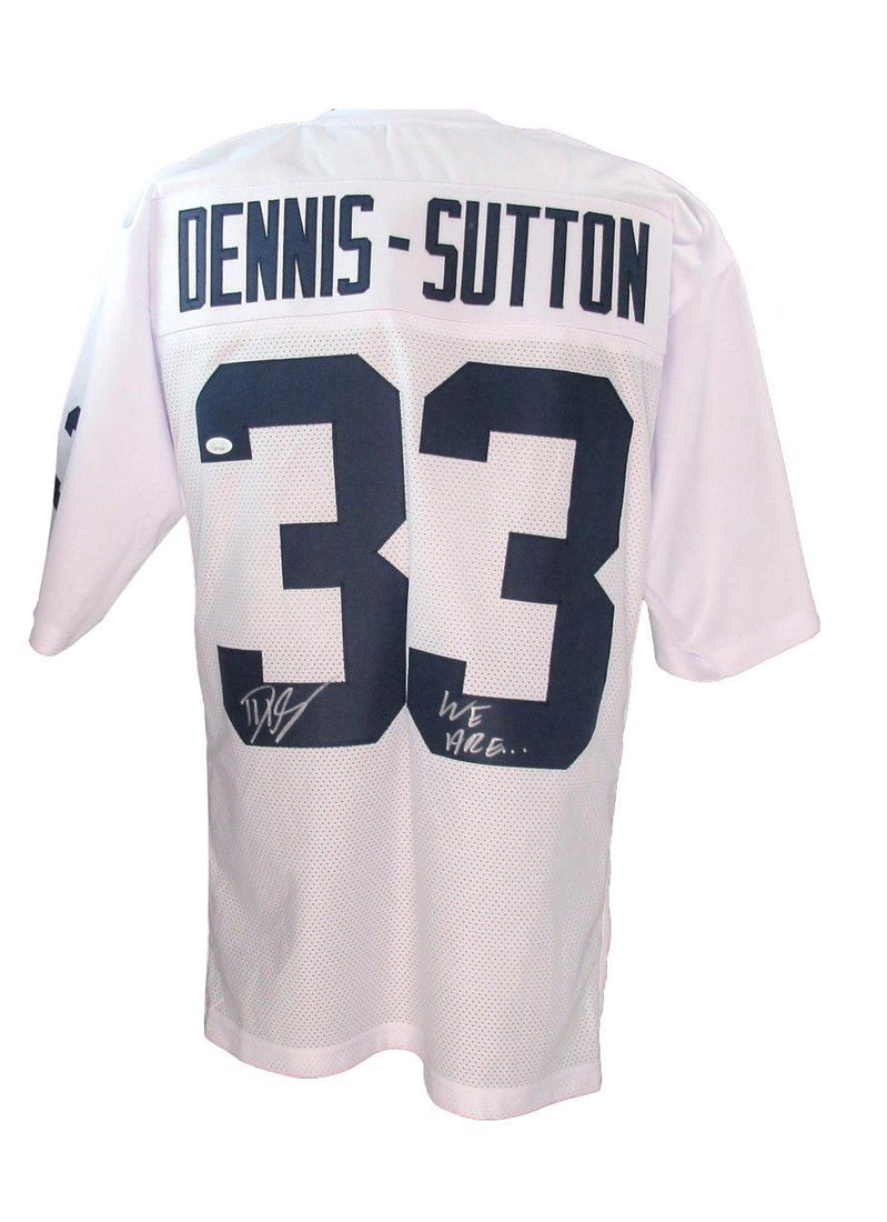 Dani Dennis-Sutton Autographed/ Inscribed Custom Jersey Penn State JSA 195348 (1 of 5)
