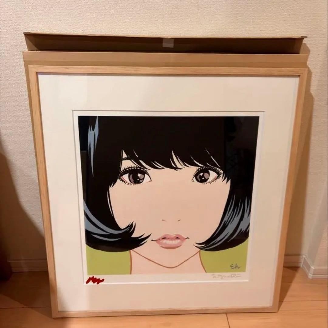 Signed 2018 Giclee Print Girlfriend By Hisashi Eguchi: Signed 2018 Giclee Print Girlfriend By Hisashi Eguchi Item Specifics: Artist: Hisashi Eguchi Unit Of Sale: Single Piece Signed: Yes Period: Contemporary (1970 - 2020) Material: Paper Original/Licensed