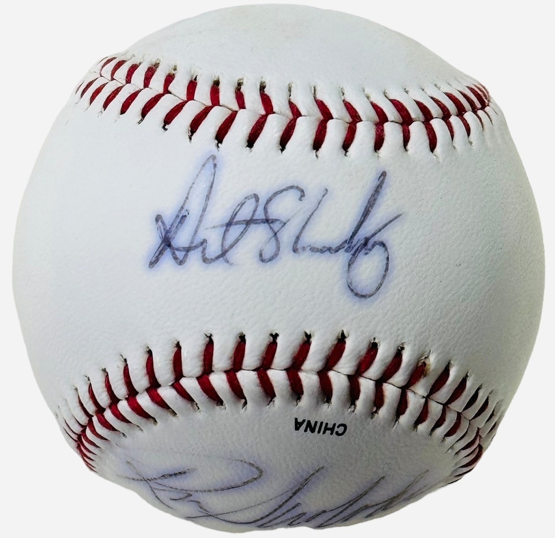 Ron Swoboda Shamsky Ed Kranepool Art Official Autographed Baseball League (1 of 4)