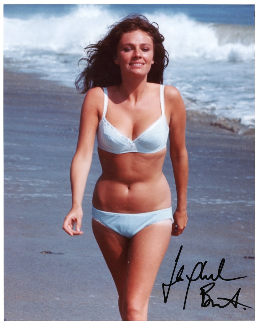 Jacqueline Bisset Autographed 8x10 Photo: Jacqueline Bisset Autographed 8x10 Photo Jacqueline Bisset's striking presence shines in this black and white 8x10 photo, signed across the front by the actress herself. The item comes with authentica
