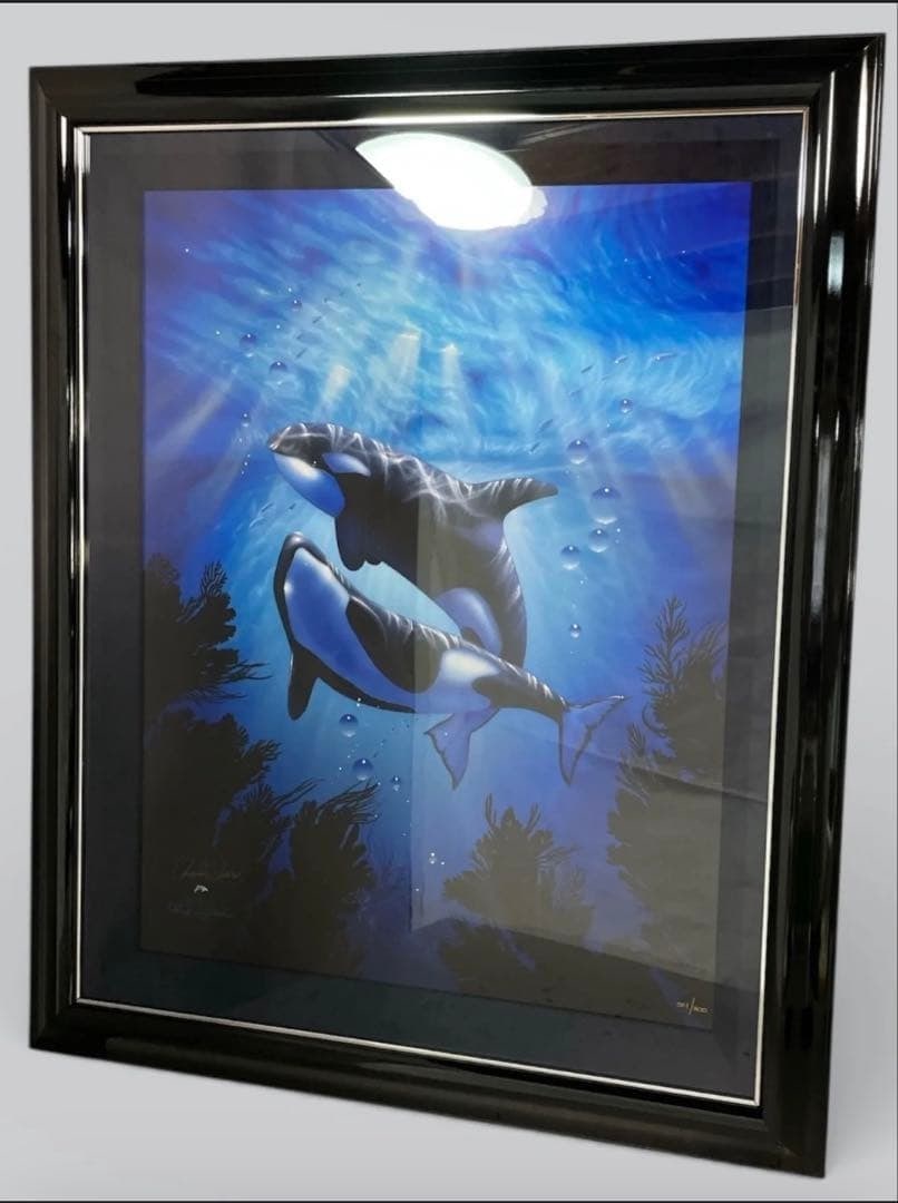 Riese Sundance Christian Limited Edition Orca Signed Framed Art 54/ 300: Riese Sundance Christian Limited Edition Orca Signed Framed Art 54/ 300 Item Specifics: Artist: Christian Riese Lassen Lassen Signed By: Christian Riese Lassen Size: Large Signed: Yes Material: Paper