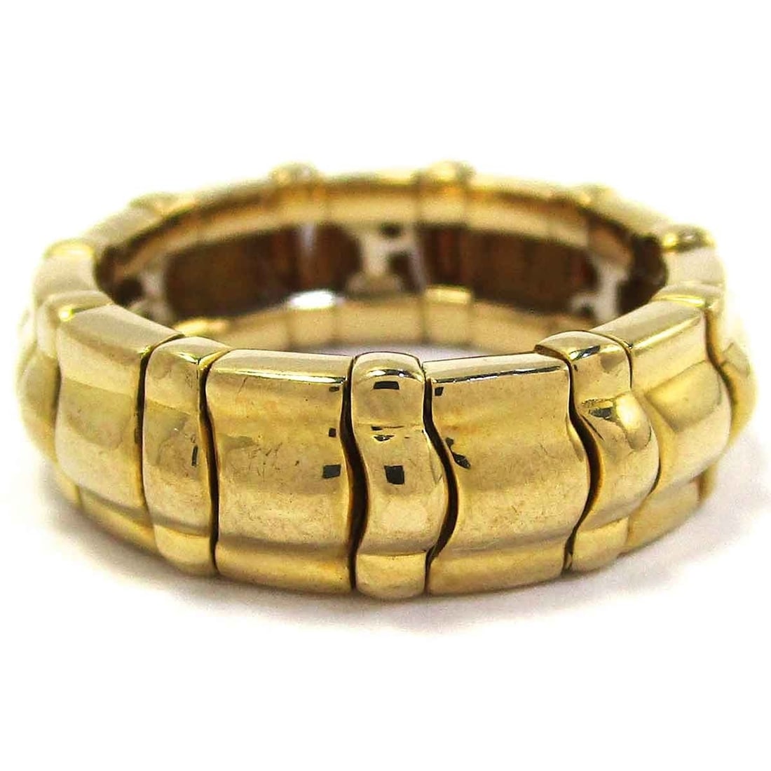 Vintage Piaget Tanagra 18k Yellow Gold Band Ring EU54 US6.75 8.2g Hallmarked (1 of 6)