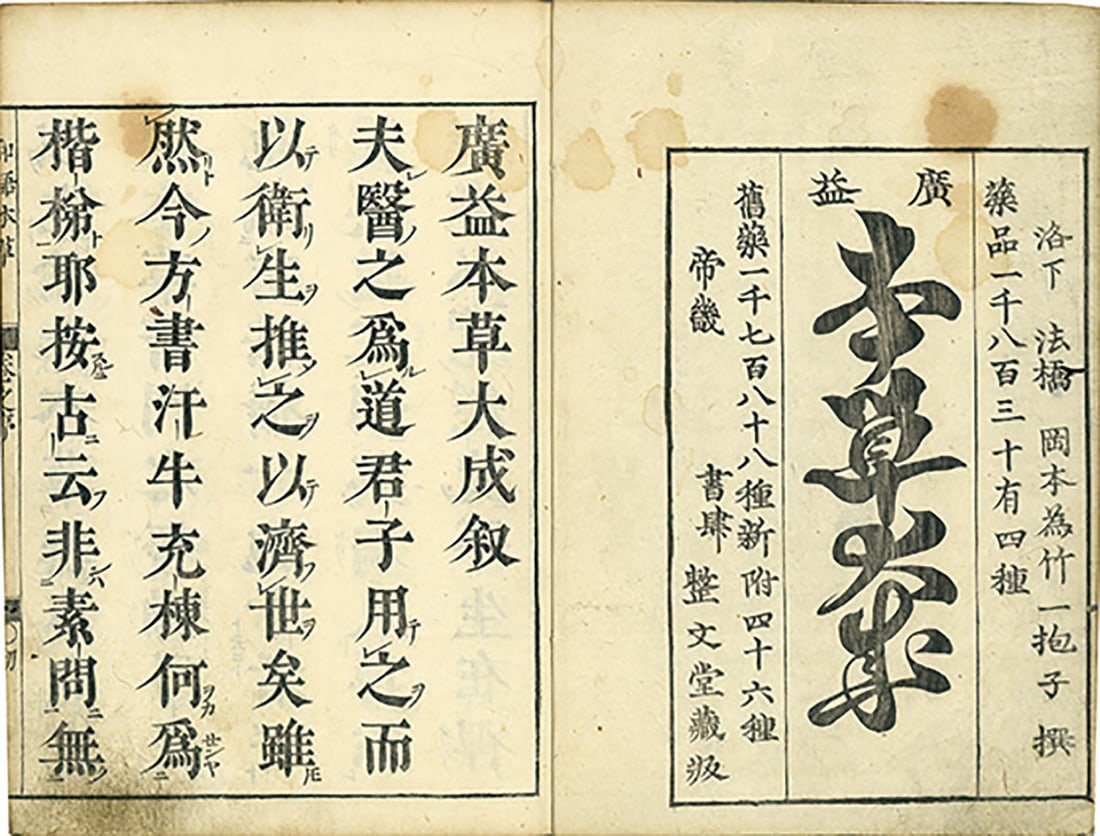 Koeki Honzo Taisei 10 Vol Set Okamoto Ippo Japanese Medical Botany Edo 1698 (1 of 3)