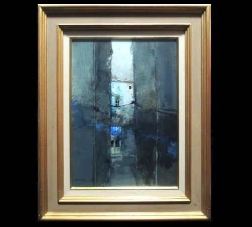 Ibiza Street Scene Oil British Art Painting Signed Framed Julian Taylor (1 of 7)