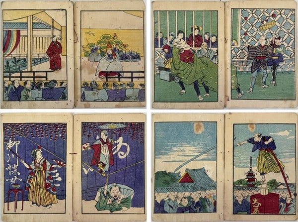 Kobayashi Kiyochika Meiji 12 Woodblock Print Book Japanese Art 1879 Ehon: Kobayashi Kiyochika Meiji 12 Woodblock Print Book Japanese Art 1879 Ehon Item Specifics: Artist: Kobayashi Kiyochika Subject: Woodblock Illustration Material: Washi Paper Style: Japanese Year Of Produ
