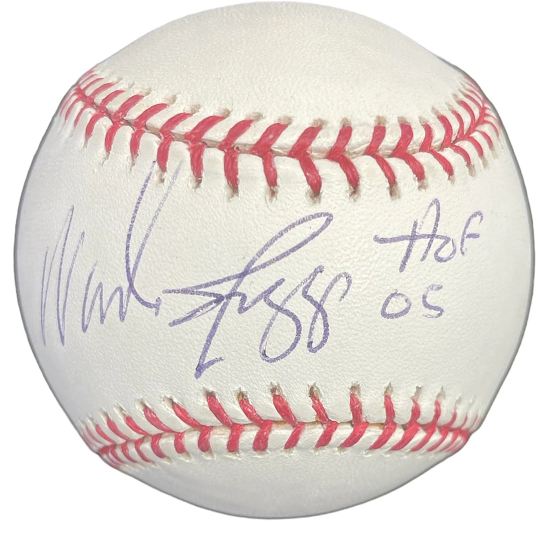 Major League Official Autographed Baseball By Wade Boggs: Major League Official Autographed Baseball By Wade Boggs Signed in blue pen across the sweet spot, this official Major League Baseball bears the signature of Wade Boggs. Inscribed with his Hall of