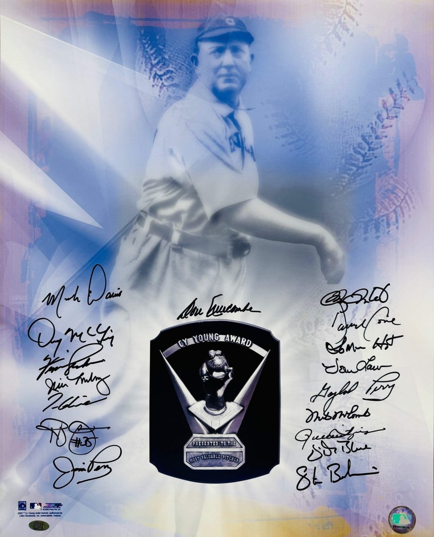Young Award Cy MAB Autographed 16x20 Photo (1 of 2)